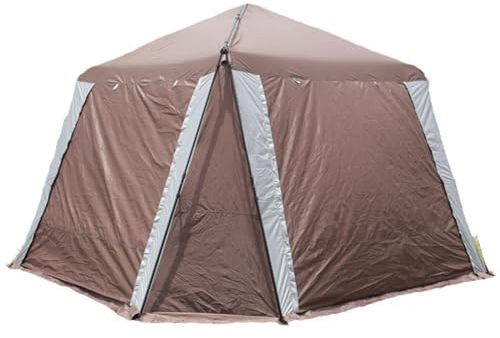 Campingzelt Wasserdichtes Winddichtes automatisches Campingzelt mit Moskitonetz Wasserdichtes Familienfeier Baldachin Unterstand So 8-12 Personen