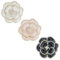 SUPERFINDINGS 3 pièces Camélia Émail Pin avec Perle pour Dames Élégantes Broches Camélia Bouquet de Fleurs Épingles pour Femmes Manteau Sac à Main Accessoires Fête de Mariage