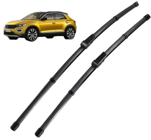 GZCSsm Scheibenwischer für VW T-ROC 2017-2023,Auto Scheibenwischer Frontscheibe Scheibenwischerblätter Vorne Und Hinten Set