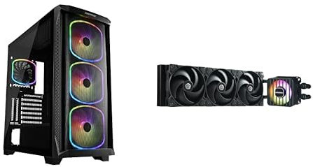 BOITIER PC STARRYKNIGHT Noir + ENERMAX Watercooling LIQMAXFLO SR 360 mm