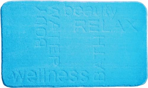 Linea Due Feeling Badteppich 65x115cm blau
