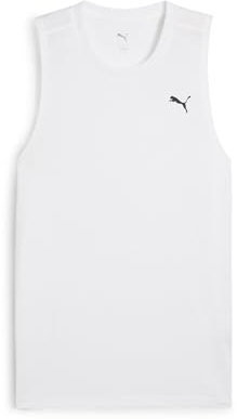 Puma Unisex M TAD TECH Triblend Sleevless Tank Panzer, Puma White,