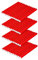 XJKLBYQ Bike Spoke Reflectors Fahrradrad Spoke Spoke Warnreflektor -Radfahren Reflexionsstreifen 48pcs Rot, Fahrradrad Speichenreflektor