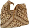 qiqiaollo Stroh-Strandtasche, hohle Blumen-Strohtaschen for Damen, Vintage-Schulter-Strohhandtaschen, große Kapazität, Sommertasche, Schwarz/63