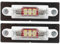 BIAREN 2x Rear Number Plate Light Lamp Lens Led Bulb Licence Number Plate Light Led For Volkswagen VW T5 Transporter Multivan Caddy Touran Passat Skoda Superb 3B5943021E 3B5943021 3B5943021A
