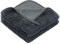 VIVOTE Mikrofasertücher, Shiny Bath Trockentuch, Fast Dry Trockentuch, Saugfähig, Fusselfrei, Geeignet für Bad, Küche und Viele Andere Gelegenheiten, Trockentuch Dusche 40×40cm Dunkelgrau 2 Stück