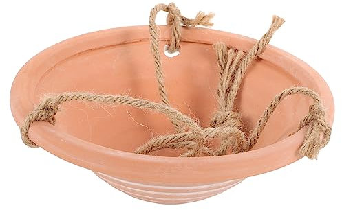 BESPORTBLE Cache-Pot Suspendu Cintres pour Plantes D'extérieur De Plein Air Jardinières Murales en Terre Cuite Système Décor Jardinières Suspendues en Poterie Pouvez Paniers Planteur Argile