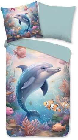Traumschlaf Bettwäsche Delfin Multi