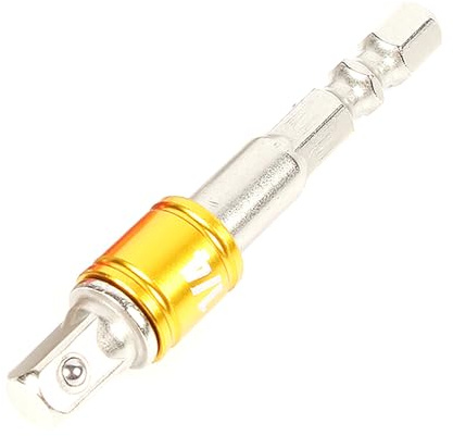 YROHGKPN Square Socket Adapter Shank Drill Bit Extension Bit to 1 / 4in 3 / 8in 1 / 2in Nut Driver Adapters