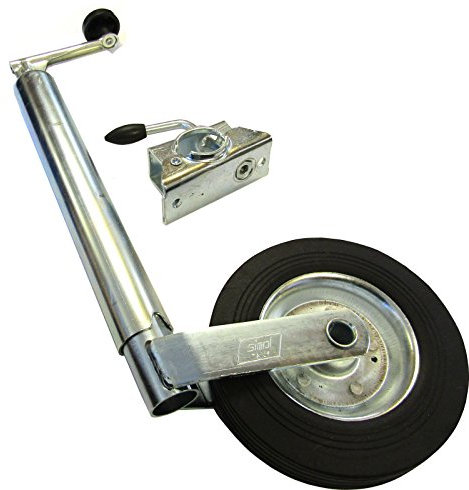 Xtremeauto® 48mm Trailer Jockey Wheel 23> 30 + Clamp - Galvanized Heavy Duty