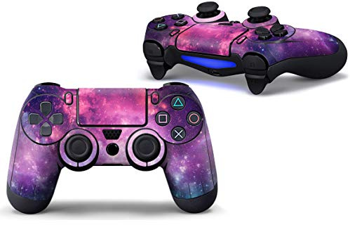 SKINOWN Aufkleber für PS4 Controller, Cosmic Nebular, Vinyl, Aufkleber für Sony Playstation 4 DualShock Wireless Controller