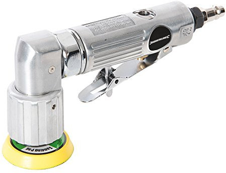 Loops Mini Air Orbital Sander –2” / 50mm Backing Pad– 91psi Car Paint Bodywork Buffing/Random Rotary Sanding Tool – Compressor Powered File