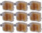SPARES2GO Hard Water Filters Type 4 Compatible with Vax S86-SF-C Steam Fresh Combi Classic Pet 10-in-1 Steam Cleaner (Pack of 9)