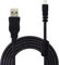 Adhiper Câble de remplacement UC E6 Câble de données USB UC E16 UC-E17 compatible avec appareil photo numérique Nikon DSLR D750 D5300 D3200 Coolpix L340 L32 A10 P520 S6000 S9200 (1.5M / Noir)