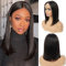 X-Tress Lace-Front-Perücke für Frauen, Bob-Perücke, Echthaar, 13x4x1, Lace-Front, 150 % Haardichte, Perücke natürlich aussehend, kurzer Bob-Perücke mit Babyhaar rund (40.6 cm)