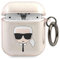 Karl Lagerfeld KLA2UKHGD Hülle für AirPods Gold Glitter Karl`s Head