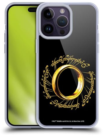 Head Case Designs Licenciado Oficialmente The Lord of The Rings The Fellowship of The Ring Un Anillo Gráficos Caso Funda de Gel Suave Compatible con Apple iPhone 14 Pro MAX