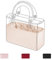 DGAZ Handtasche Tasche Organizer, Seide Tasche Innentasche für Lady Dior, Seidige Berührung Taschenorganizer Shaper Einsatz (Craie, Lady Dior Mini)
