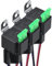 MICTUNING 12V Sicherungsrelais- 30A ATO/ATC Flachsicherung, 4-Pin KFZ Relais Sicherung mit 14 AWG Hochleistungskabel-3 Stücke