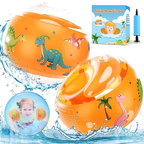 YeahBoom Schwimmflügel Kinder 1-4 Jahre, Baby ab 1 Jahr,Sichere Schwimmhilfe, mit 3 Unabhängigen Airbags,Armumfang 21-23cm,Körpergewicht 6-20kg