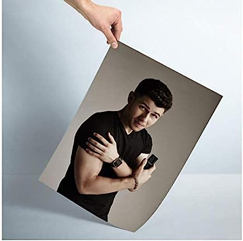 BOBSLA Poster Nick Jonas Filmschauspieler-Poster, Porträtbilder, Poster Und Drucke, Wandkunst, Leinwandgemälde, Heimdekoration 50X70Cm Kein Rahmen