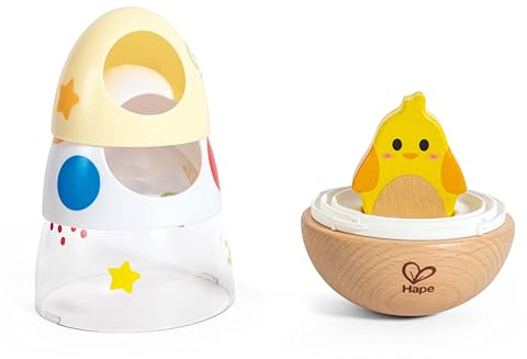 Hape Stehauf-Stapel-Ei, Steckspiel, ab 12 Monaten