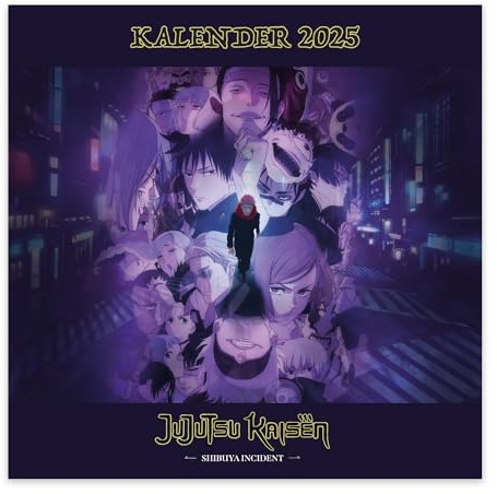 Crunchyroll - Jujutsu Kaisen - Wandkalender - 2025 - original & lizensiert