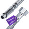 Viоks.pro 250 cm Flexibler Schlauch 3/8 Zoll ÜM x M10 aus Edelstahl - Flexschlauch Verlängerung Gummischlauch Geflochten - Anschlussschlauch Wasserhahn Panzerschlauch 3/8 Zoll Flexschlauch Armatur