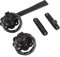 Cast Iron Twisted Ring Gate Latch, 195mm, Heavy Duty, Black