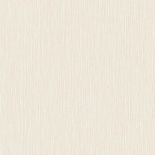 Suki Plain Soft Tone Textured Wallpaper Perfect for Simple Wallcovering, Living Rooms, Bedrooms, Minimalistic Dining Rooms, Lounges Cream Belgravia 2166