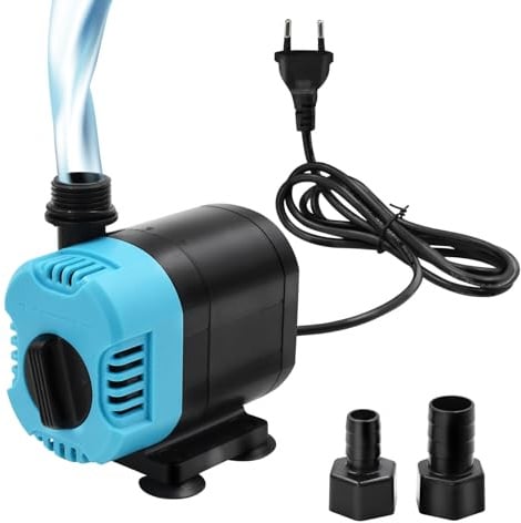 Tauchwasserpumpe 1200l/H 15W,AolKee Ultra Ruhige Wasserbrunnen Pumpe, Wasserdichte Bewertung IPX8 verstellbare klein Teichpumpe für Fischtank/Ponds/Gardens/Waterfalls/Statuary