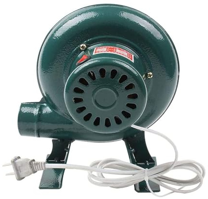 JOUFNING Zentrifugal-Grilllüfter – Elektrischer Grilllüfter für Schmiede und Grill, Tragbarer Grillanzünder, Flammenanzünder, Kochgerät für Camping, Wandern(80W)