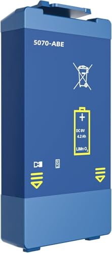 BLUEYE AED Replacement Battery,FDA-Cleared,Used for HeartStartHome and Onsite Automated External Defibrillator,Compatible with M5070A Pack,9V 4.2AH,Non-Rechargeable(Model NO.: 5070-ABE)