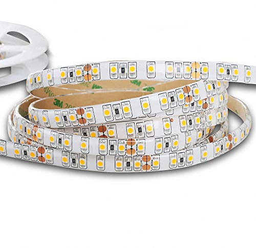 Mextronic LED Streifen LED Band LED Strip 3528 Warmweiß (2700K) 48W 500CM 24V IP44