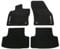 Skoda 57B061404 Textil Fußmatten Velours 4X Stoffmatten schwarz mit KAROQ Schriftzug
