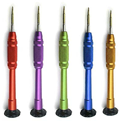 BE-TOOL Y-Spitzen-Schraubendreher, 1,5 mm, Präzisions-Schraubendreher, magnetisch, Tri-Flügel, Tripoint-Reparaturwerkzeug für Handy, TV, Brillen, zufällige Farbe (1 Stück)