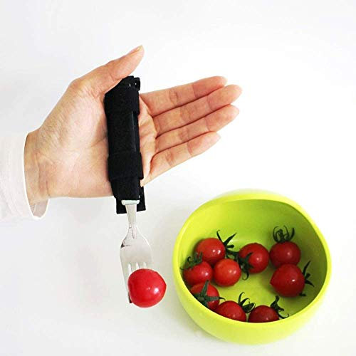 GHzzY Comer Ayuda Anti-Shake Tenedor/Cuchara - Vajilla Adaptable para Ancianos, Parkinson, Artritis y temblores de Las Manos - Antivibración,Fork