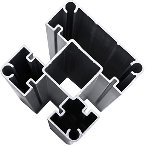 pedkit Gartenzaun Sichtschutzzaun Windschutzzaun Lamellenzaun Windschutz Sichtschutz Zaun Element Garten WPC 180×105 cm Grau