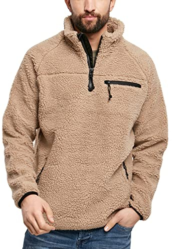 Brandit Teddyfleece Troyer, Uomo, Camel, XL