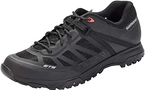 SHIMANO Unisex Zapatillas MTB Et500 Sneaker, Schwarz, 39 1/3 EU