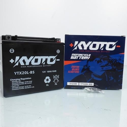 Batterie SLA Kyoto compatible avec Quad TGB 550 Target Irs 2010 à 2011 YTX20L-BS SLA / 12V 18Ah