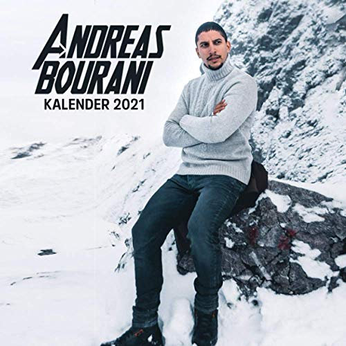 Andreas Bourani Kalender 2021: 12 Monate - Größe 8,5 * 8,5 Zoll