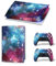 SKINOWN Skin Sticker für Playstation PS5 Digital Edition Konsole + Controller Galaxy Starry