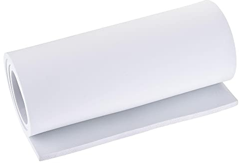 sourcing map Weiße EVA-Schaumstoffplatten, Rolle, 33 x 99 cm, 10 mm dick, für Bastelprojekte