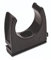 Univolt 10x20mm Black U Clip Conduit Push in Saddle