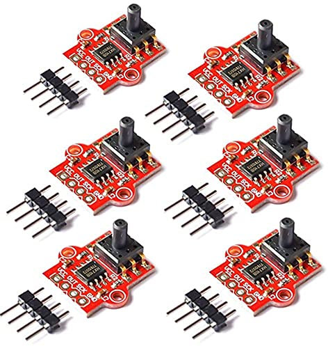 ALMOCN 6pcs 3.3-5V Digital Barometric Air Pressure Sensor Module Liquid Water Level Controller Board 0-40KPa for Arduino