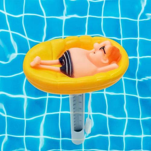 Bruchfestes Schwimmendes Pool Thermometer mit Schnur für Indoor & Outdoor Pools, Spas, Hot Tubs, Aquarien und Fischteiche - Langlebig für Badewanne und Wasser