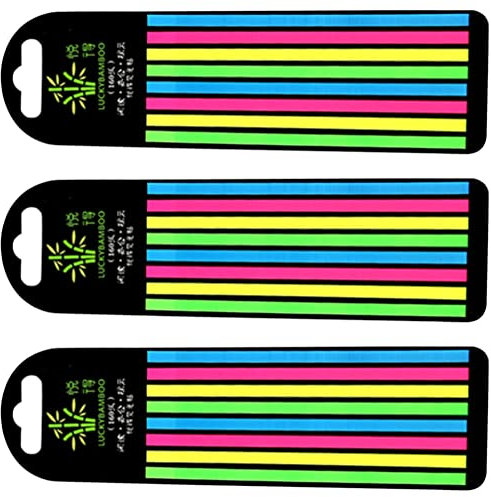 Operitacx 3 Cajas Pestañas Marcadores De Página Pestañas Adhesivas De Página Marcadores Pestañas De Archivo