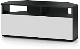 RO&CO Sonorous Mobile TV per angolo Ref. TRD-100 NB (100 cm di larghezza), nero/bianco.