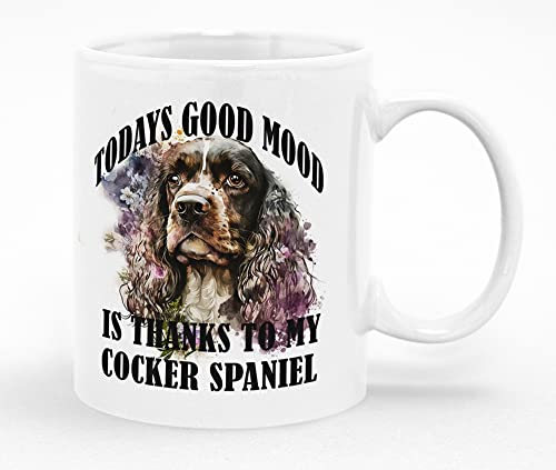 Cocker Spaniel Dog Mug - Hilarious Quote and Adorable Design for Dog Lovers - 11oz Ceramic - Microwave & Dishwasher Safe